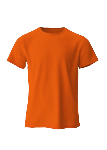 Küçük resim: Baskısız Unisex Bisiklet Yaka T shirt-2