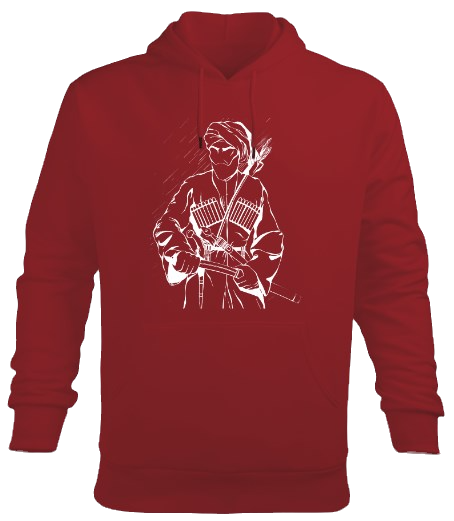 Thumbnail: Çerkes Erkek Hoodie Kapşonlu