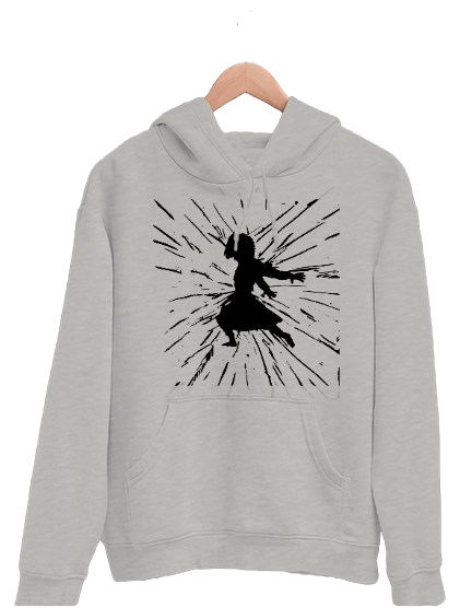Thumbnail: Double Yarn Unisex Hoodie Hooded