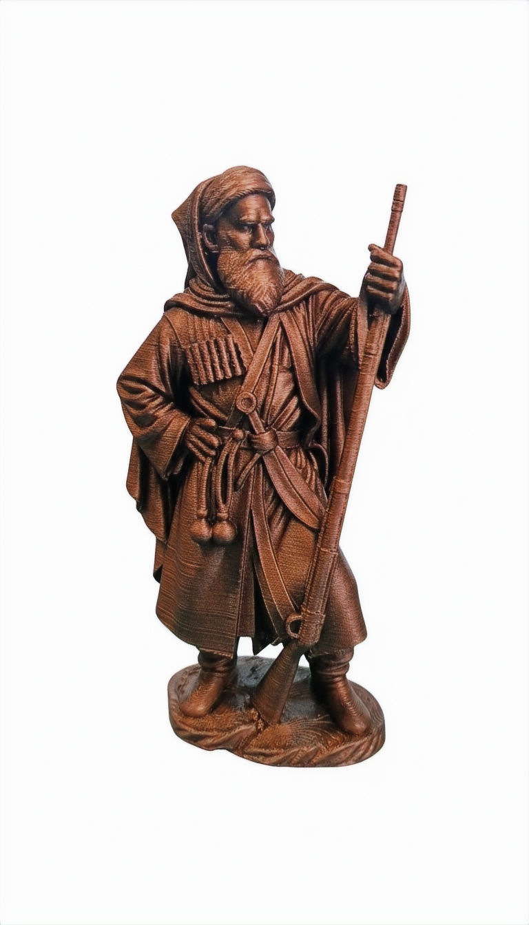 Thumbnail: Abkhazian Mountain Warrior Figurine Ornament, 15 cm