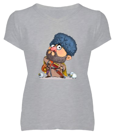 Thumbnail: Çerkes Kadın V Yaka T shirt