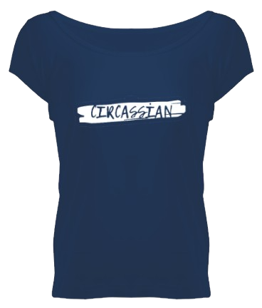 Thumbnail: çerkes kadın geniş yaka t shirt