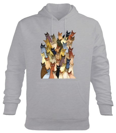 Thumbnail: Çerkes Erkek Hoodie Kapşonlu