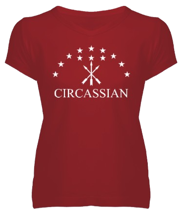 Küçük resim: Çerkes Kadın V Yaka T shirt