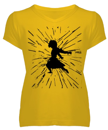 Küçük resim: Çerkes Kadın V Yaka T shirt