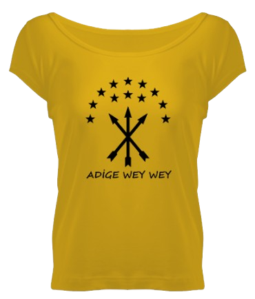 Thumbnail: çerkes kadın geniş yaka t shirt