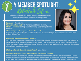 Caltech Y Student Spotlight - Rebekah Silva