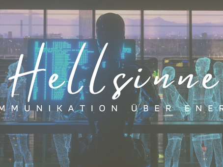 Menschen aus Energie im Quantenfeld