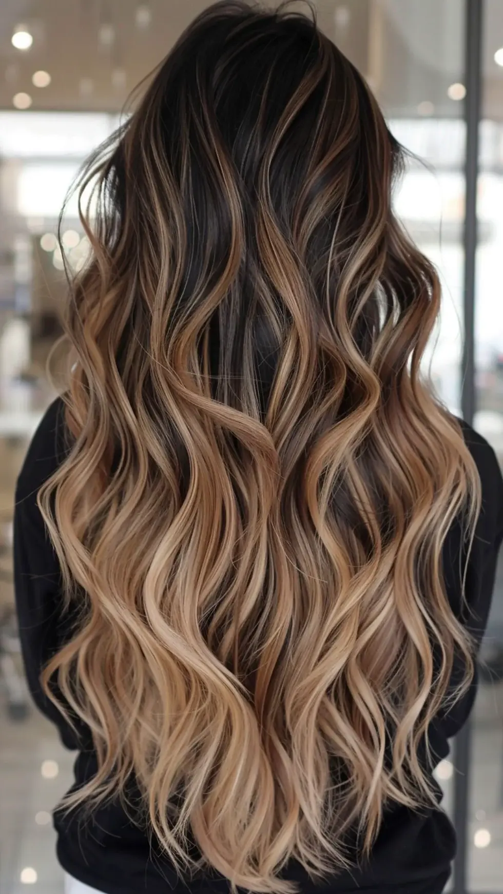 Brown to Blonde colour with soft root melt and dimensional balayage created by The Edit Hair Salon Adelaide 
