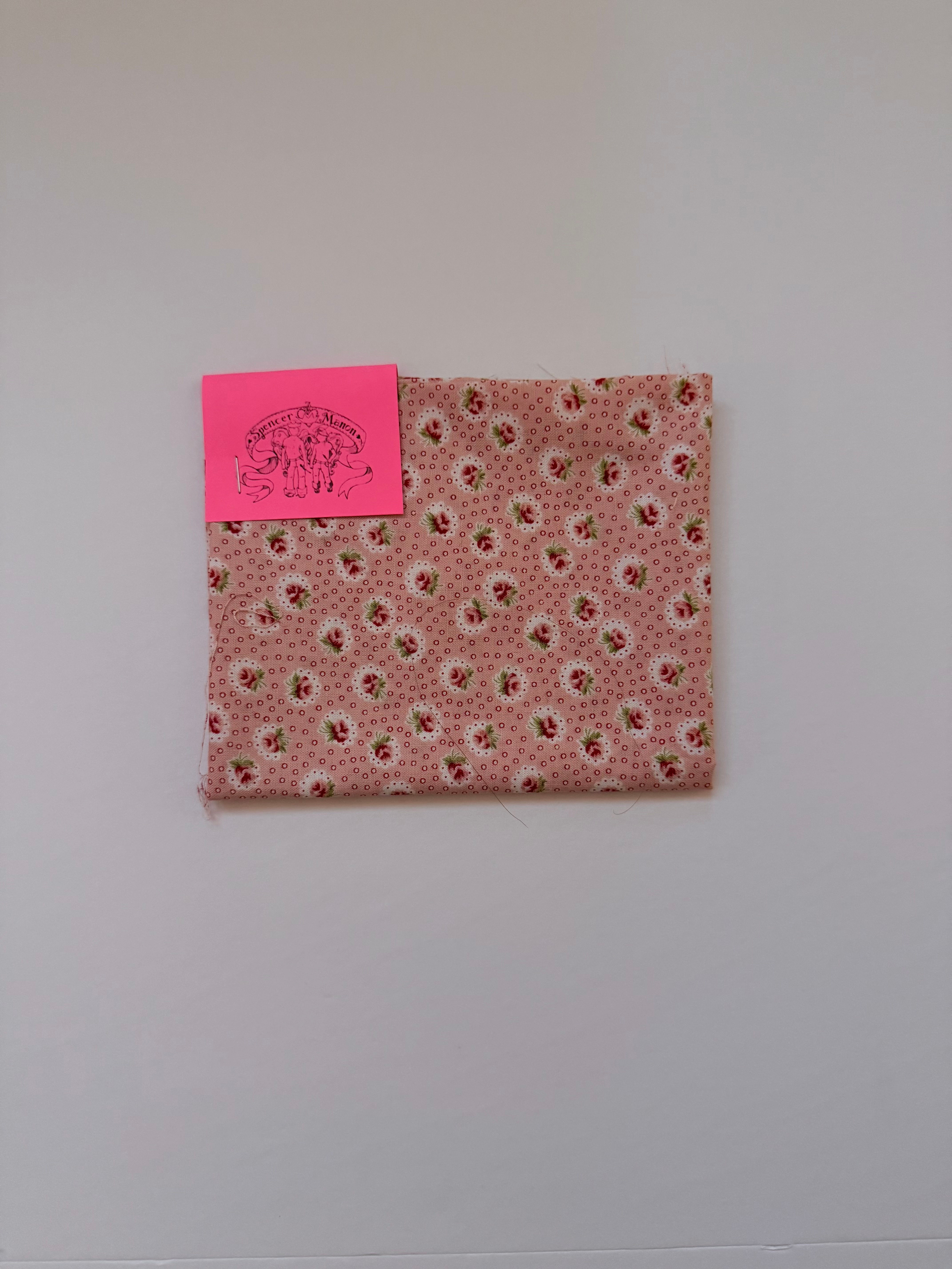 Vintage Rose Fabric Fat Quarter