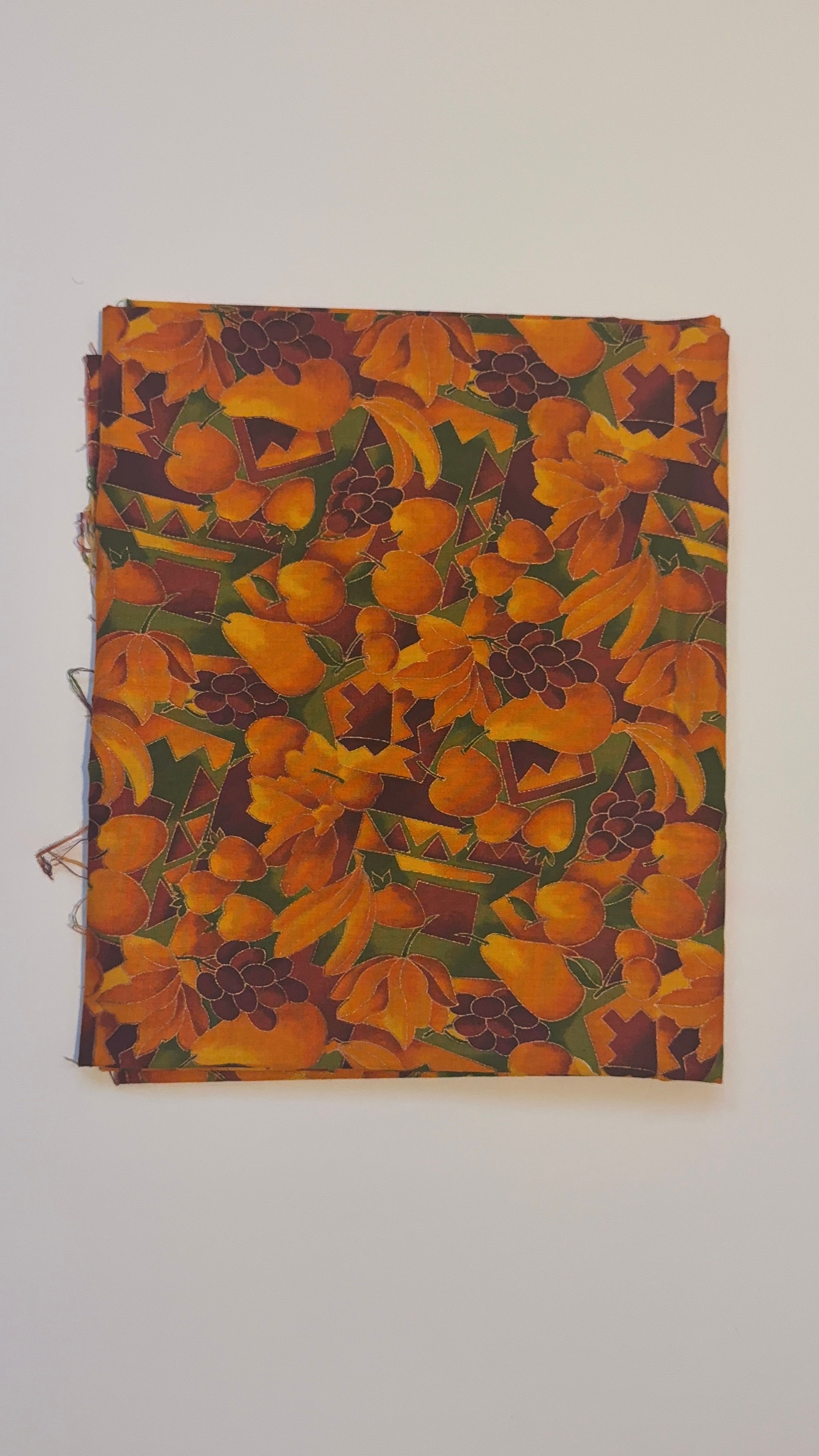 Fruit Print Fabric - Preloved Yardage