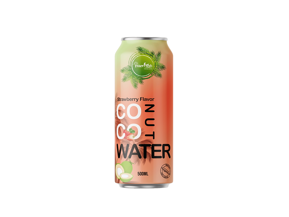 500ml Interfresh Coconut Water Strawberry flavour
