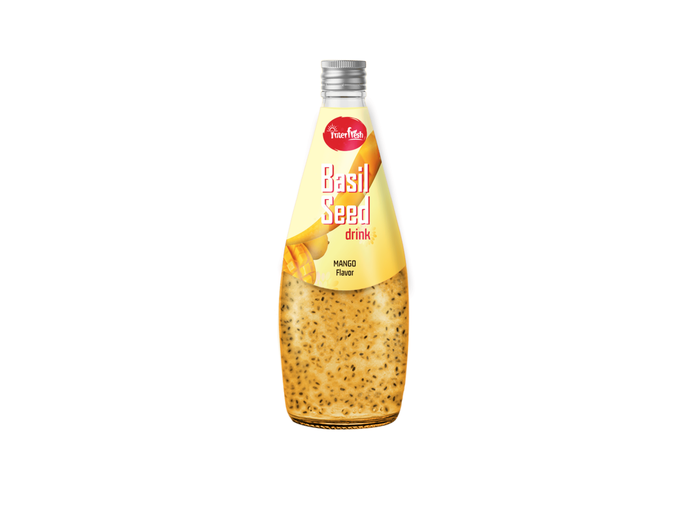 290ml Interfresh Basil Seed Drink Mango flavour