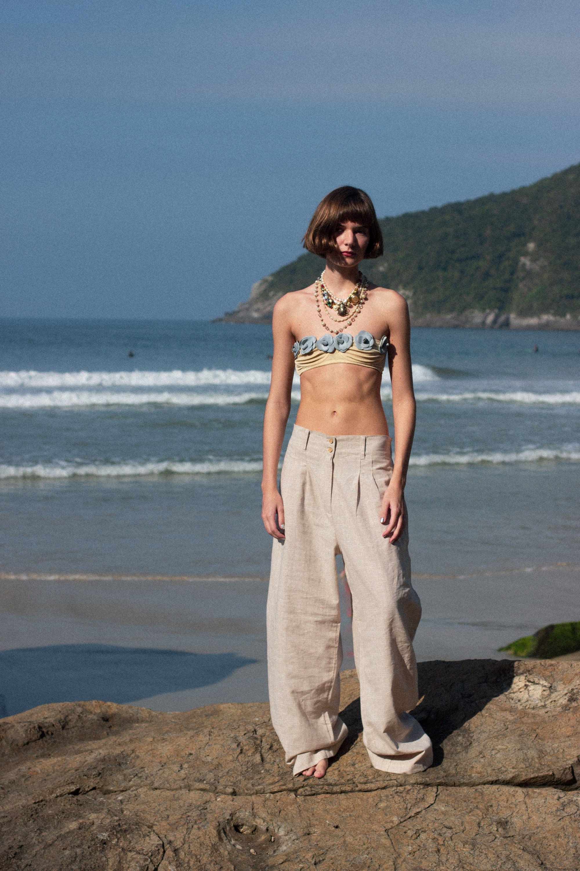 pantalona hibisco amêndoa