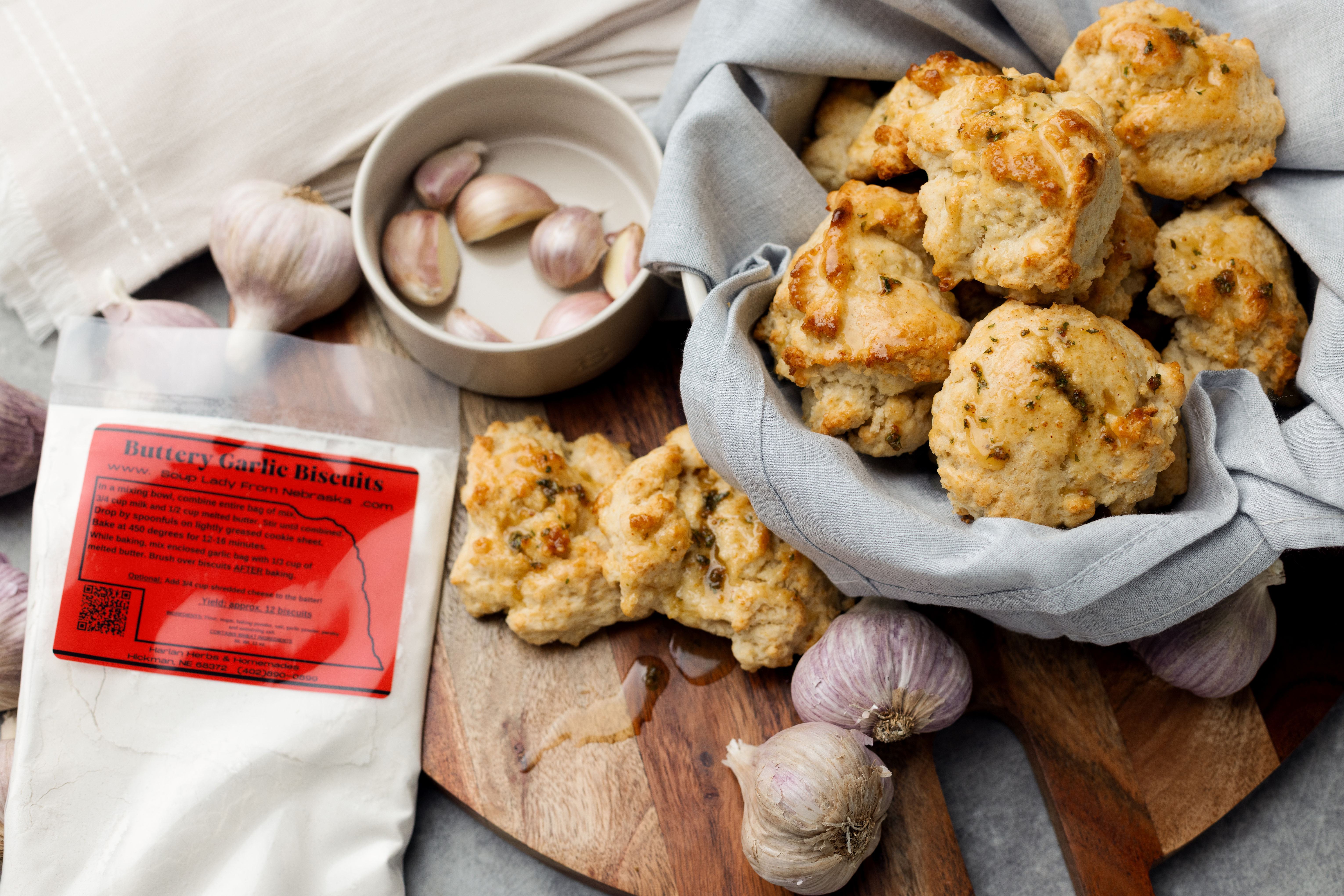Buttery Garlic Biscuits