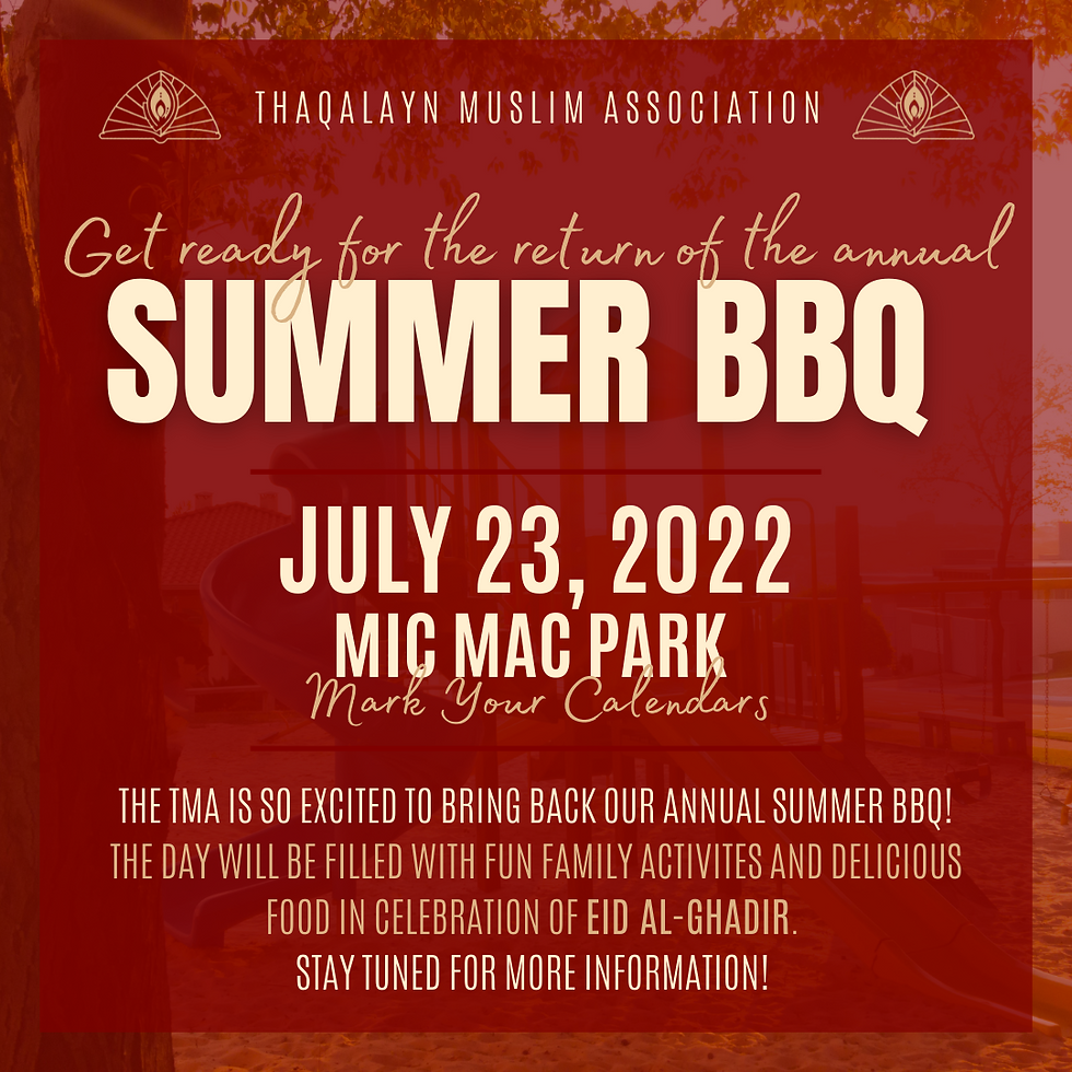 Annual TMA Community BBQ
