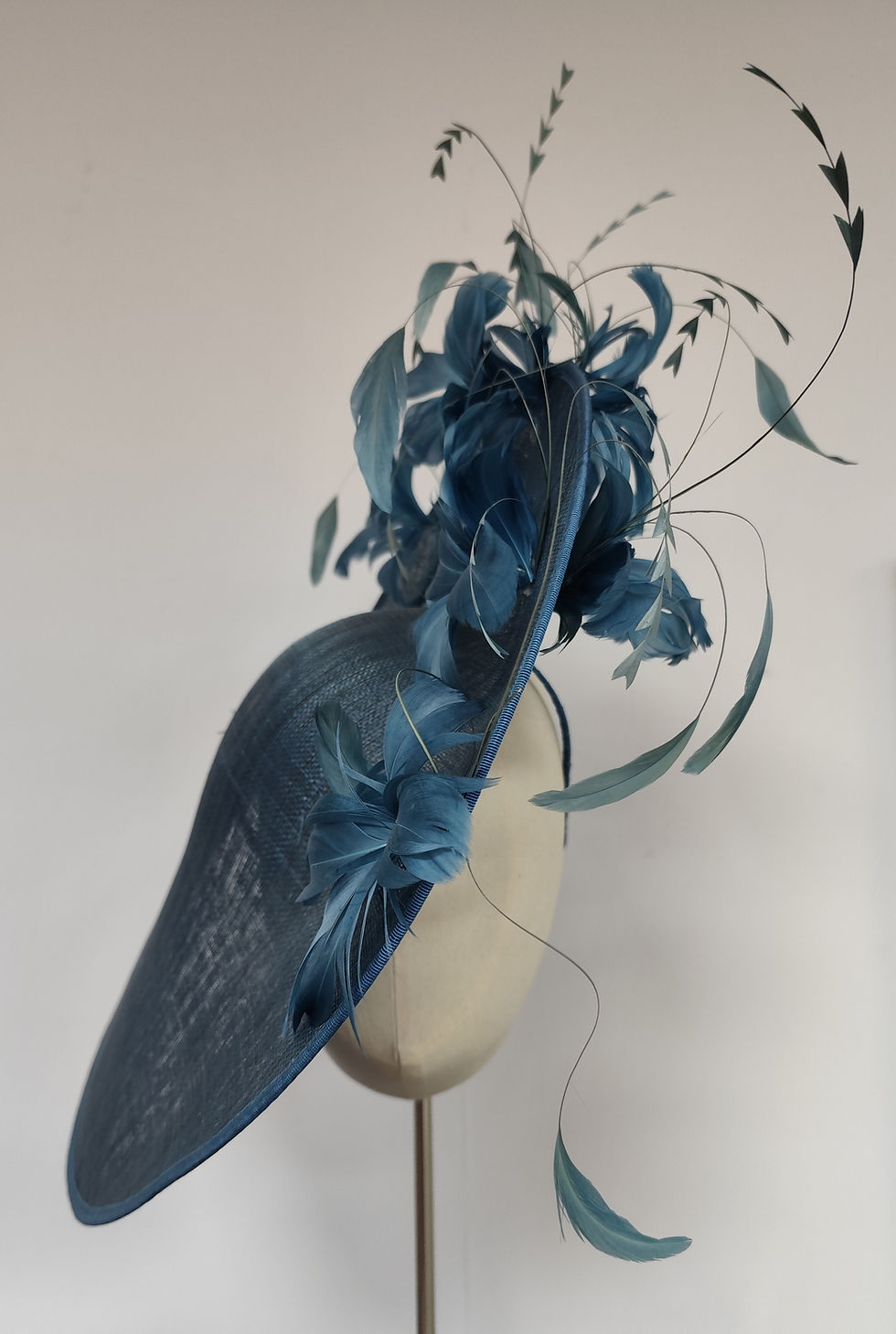 Thumbnail: Jupiter in Teal Large Headpiece Hat