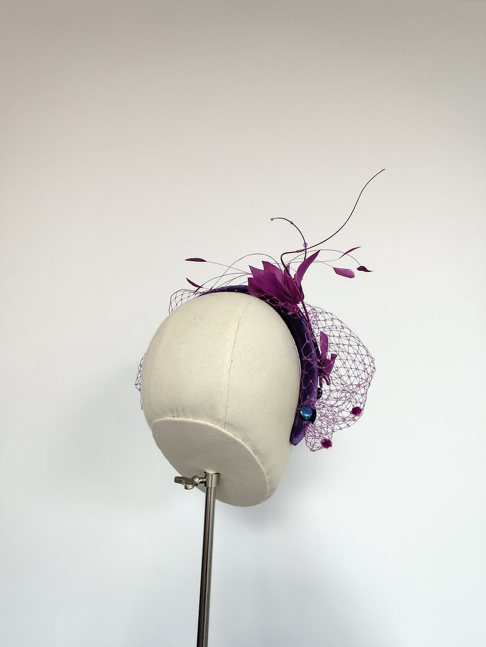 Thumbnail: Lori in Plum Purple Quills & Netting 