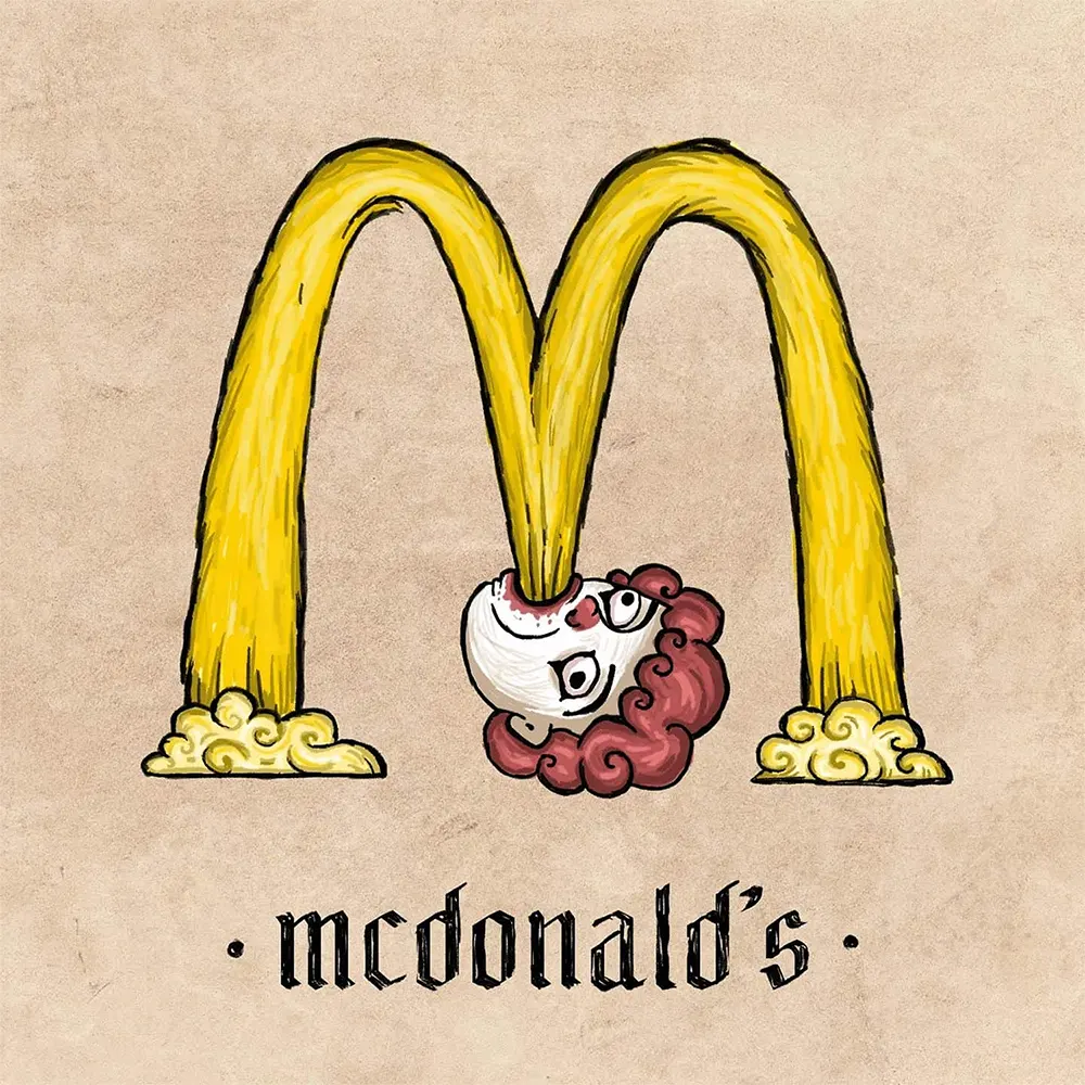 Logo McDonald's revisité