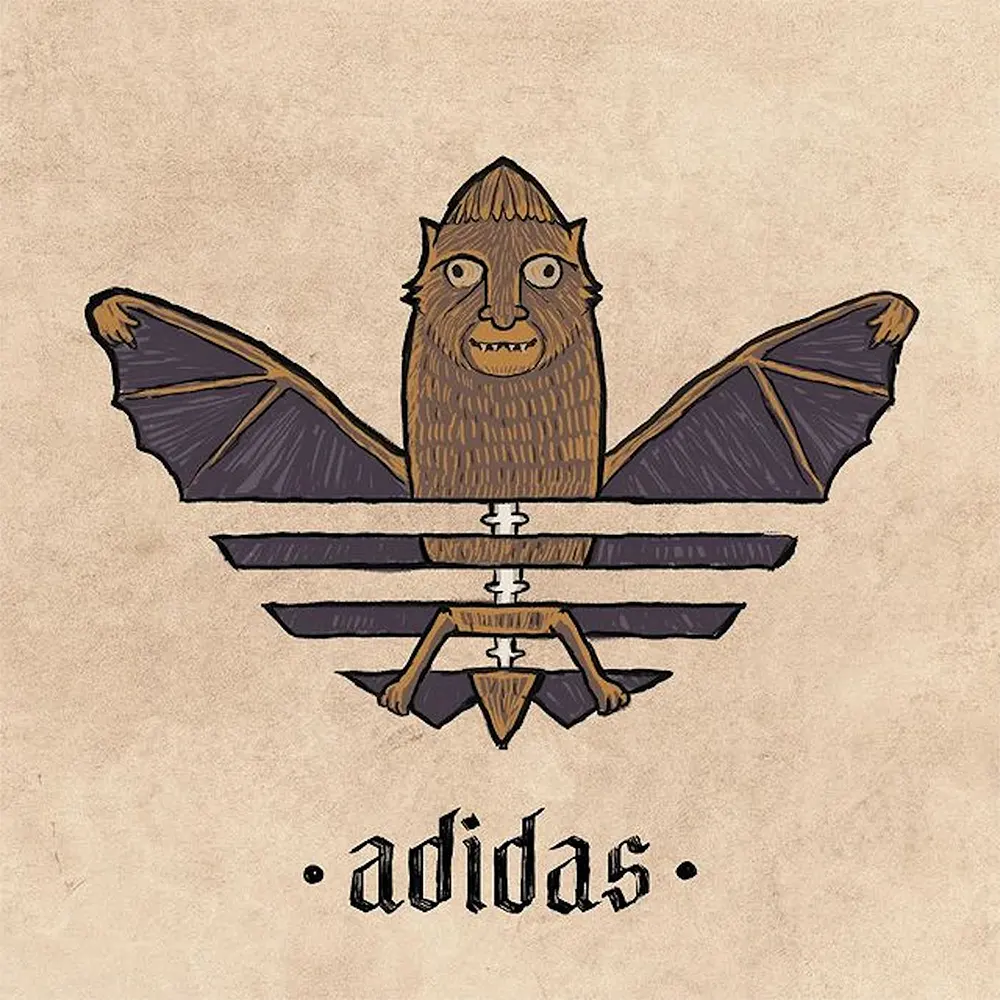 Logo Adidas revisité