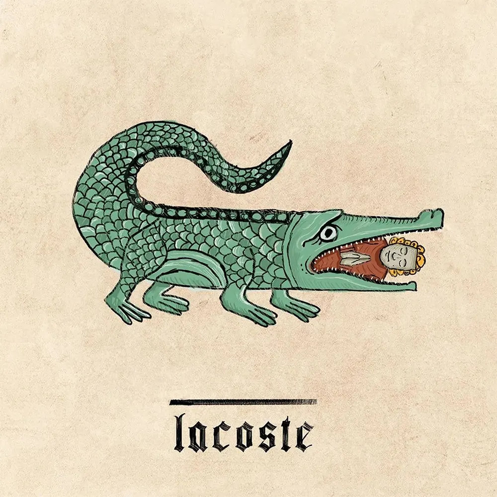 Logo Lacoste revisité