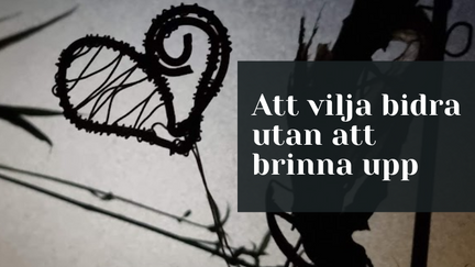 Ett handvirat hjärta – format med tråd och tålamod
