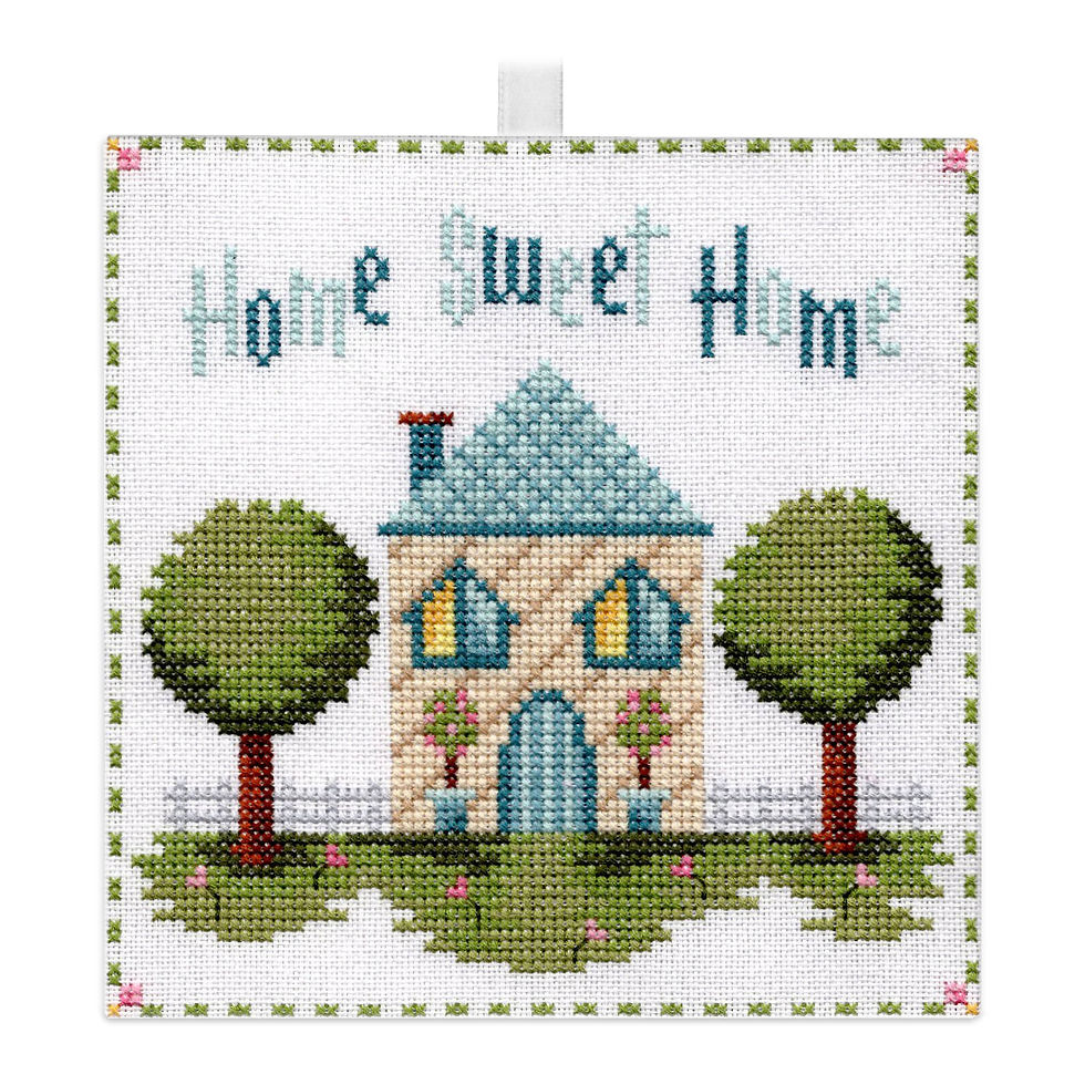 Home Sweet Cross Stitch Pattern - PDF Pattern