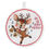 Thumbnail: Oh So Very Merry Reindeer Cross Stitch Pattern Paper Pattern