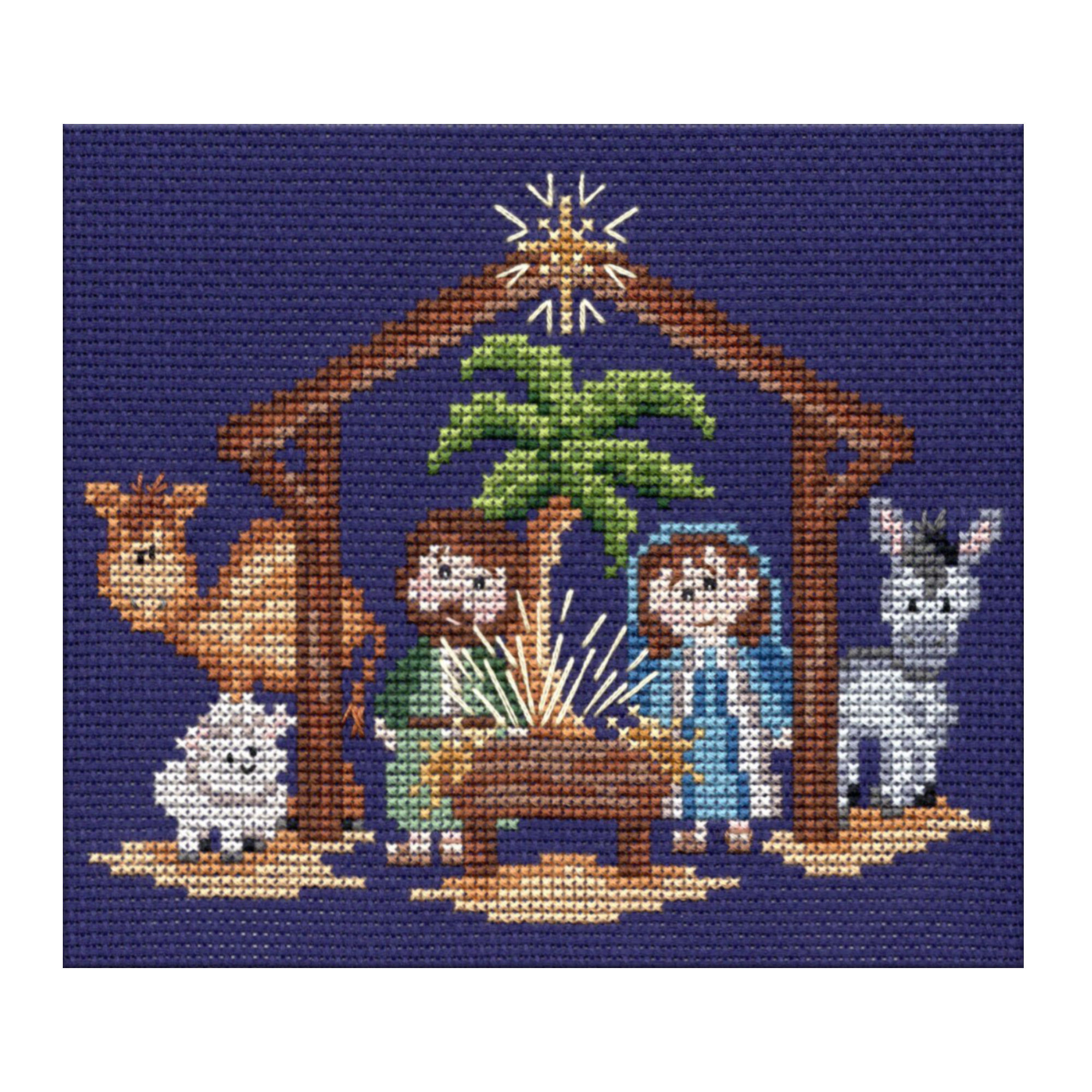 Away in a Manger Cross Stitch Pattern