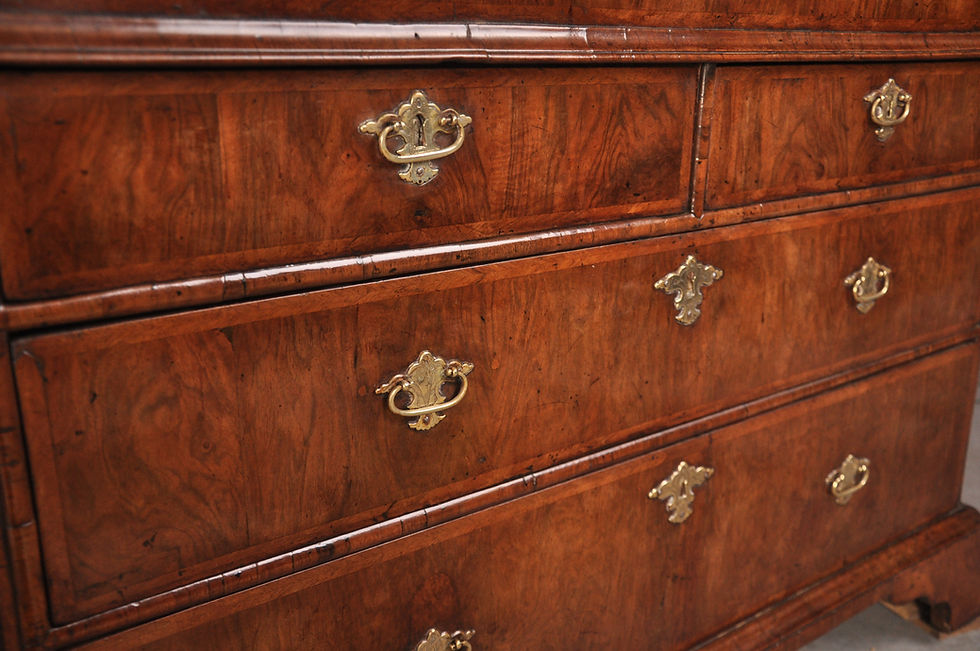 Thumbnail: Early 18th Century Walnut Bureau Bookcase