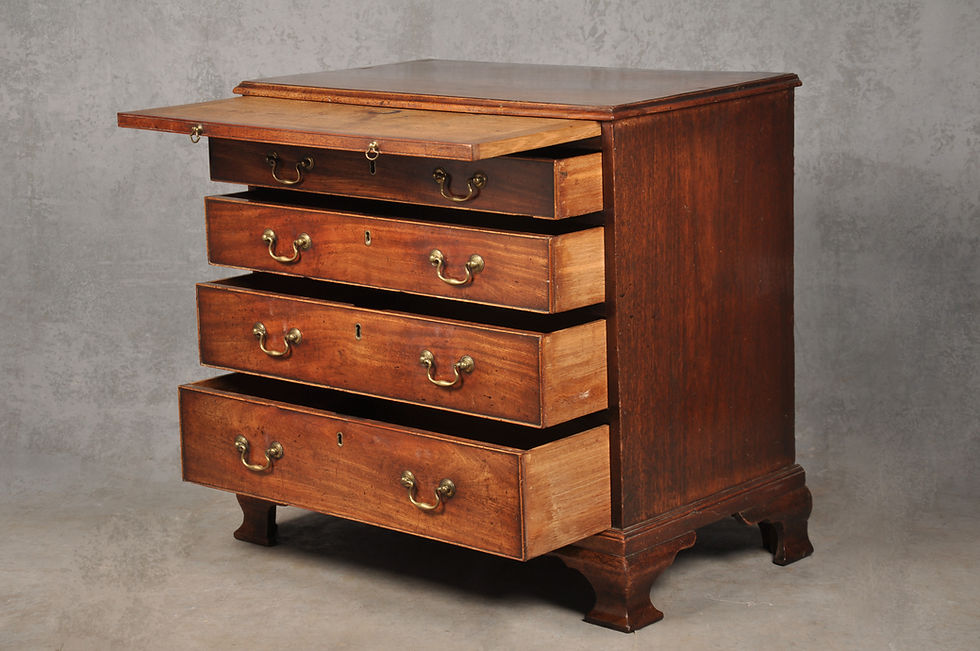 Thumbnail: Small 18th Century Mahogany Chest Of Drawers