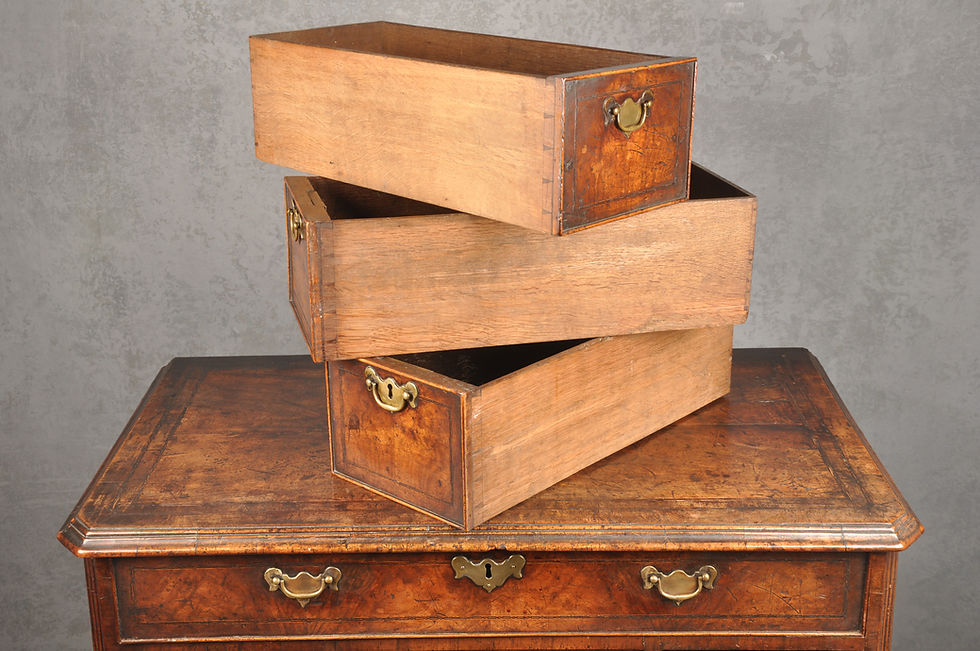 Thumbnail: Important Early 18th Century Walnut Kneehole Desk
