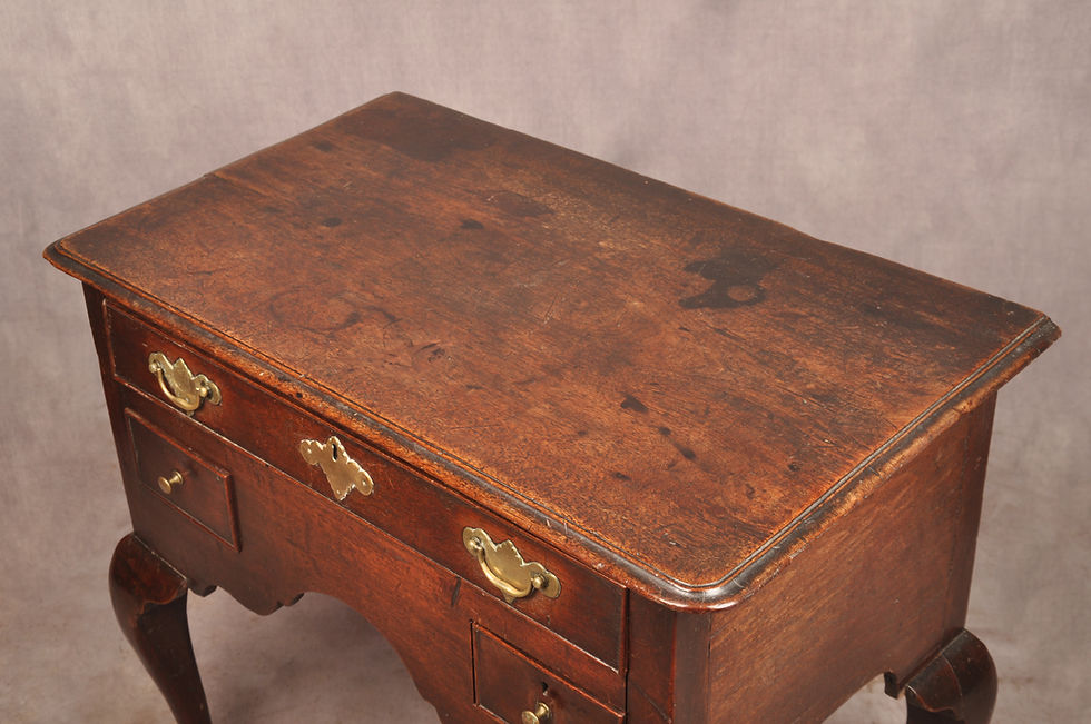 Thumbnail: Small Early 18th Century Red Walnut Lowboy / Side Table
