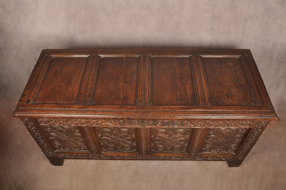 Thumbnail: Dated 17th Century Lakeland Coffer