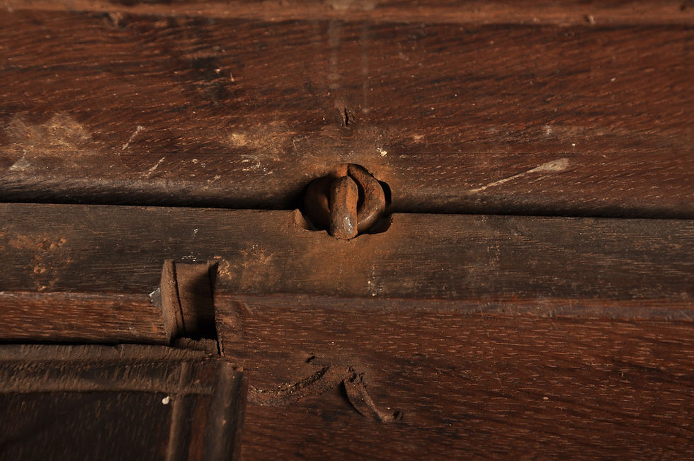 Thumbnail: Superb 17th Century Oak Coffer