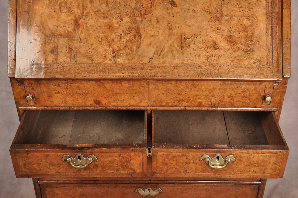 Thumbnail: SOLD. Early 18th Century Walnut Bureau