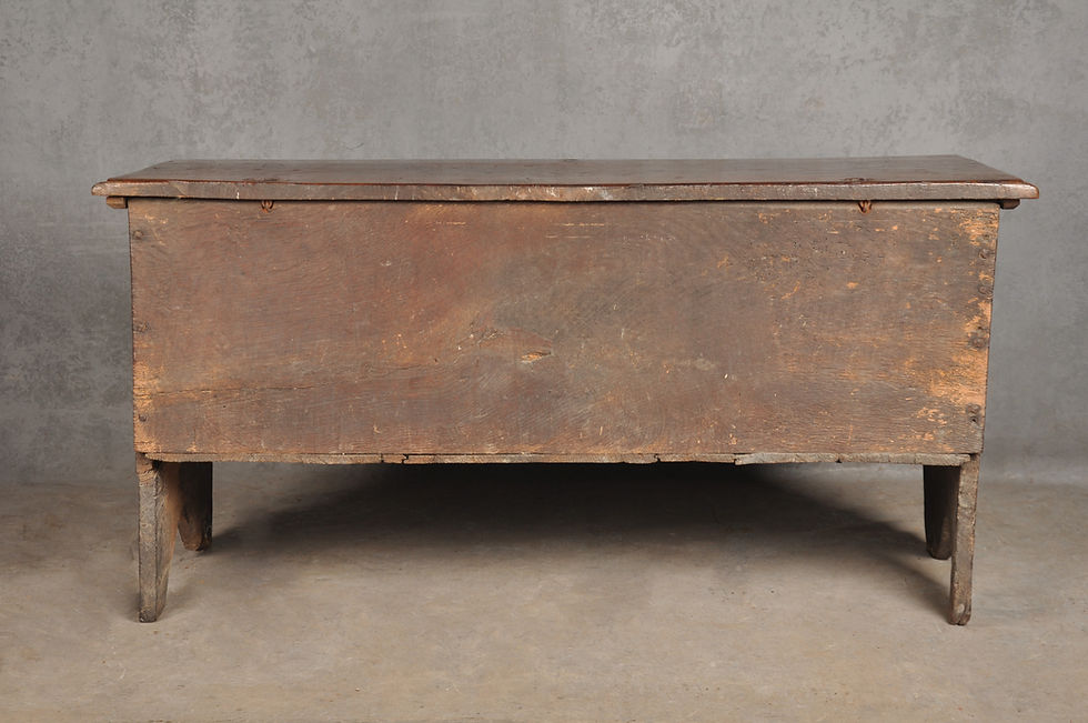 Thumbnail: Small 17th Century Oak Coffer