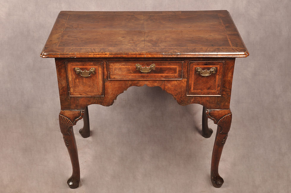 Thumbnail: A Rare Early 18th Century Walnut Lowboy