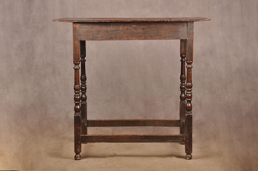 Thumbnail: Rare 17th Century Oak Centre Table. SOLD