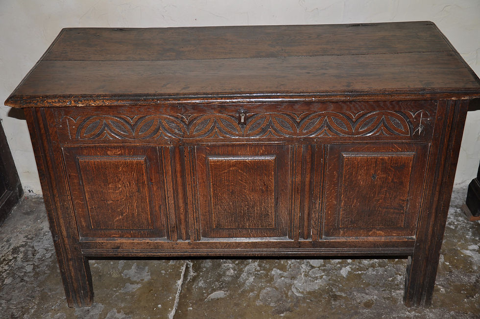 Thumbnail: Oak Coffer c.1695