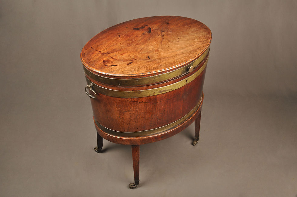 Thumbnail: Superb 18th Century Mahogany Wine cooler. SOLD.