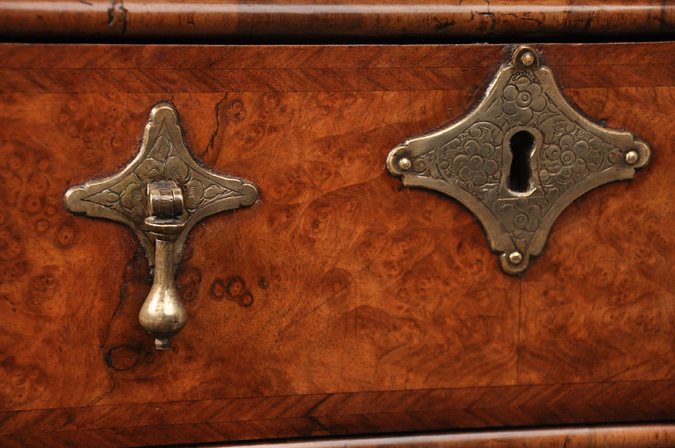 Thumbnail: 17th Century Burr Walnut Bureau Cabinet