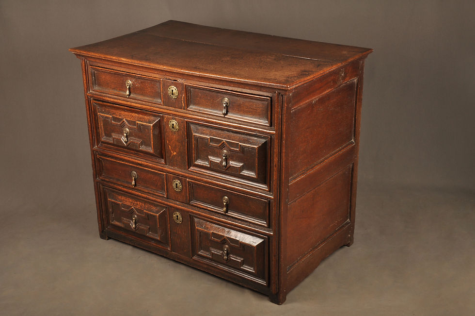 Thumbnail: SOLD. Wonderful 17th Century Oak Chest Of Drawers.