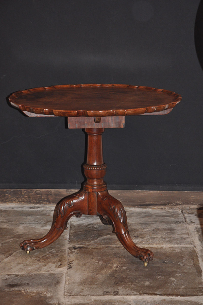 Thumbnail: Late 18th Century Mahogany Tripod Table