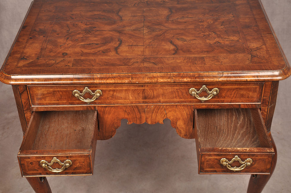 Thumbnail: SOLD. Fine Early 18th Century Walnut Side Table / Lowboy
