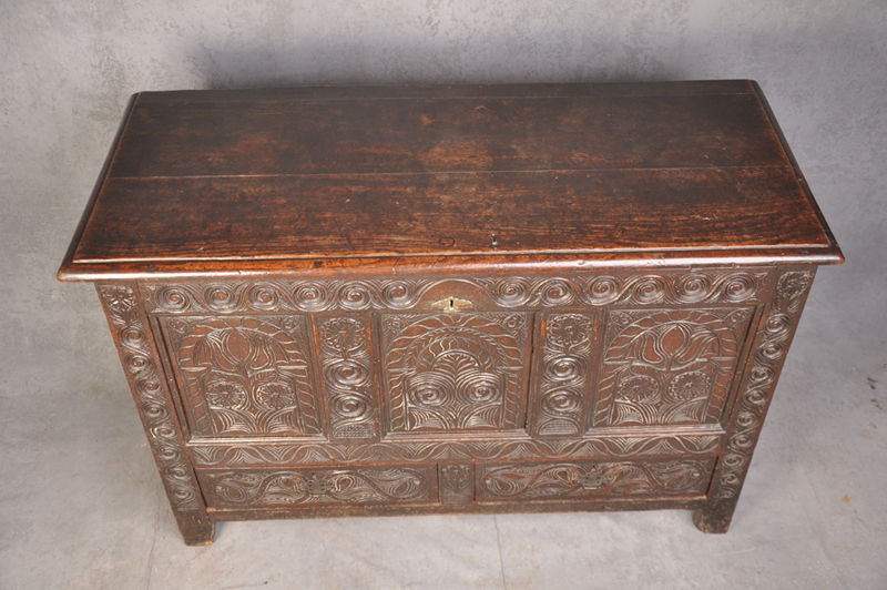 Thumbnail: 17th Century Yorkshire Coffer