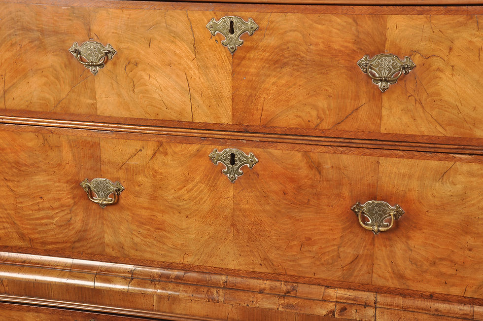 Thumbnail: Rare Queen Anne Walnut Chest On Chest