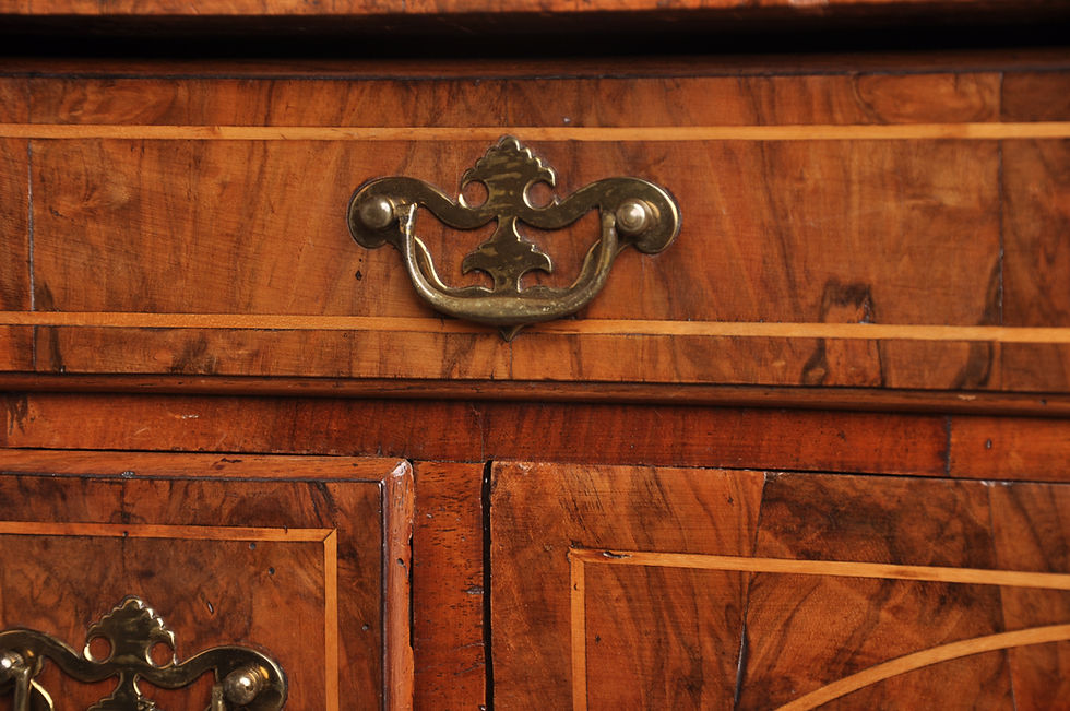 Thumbnail: Early 18th Century Walnut Kneehole Desk