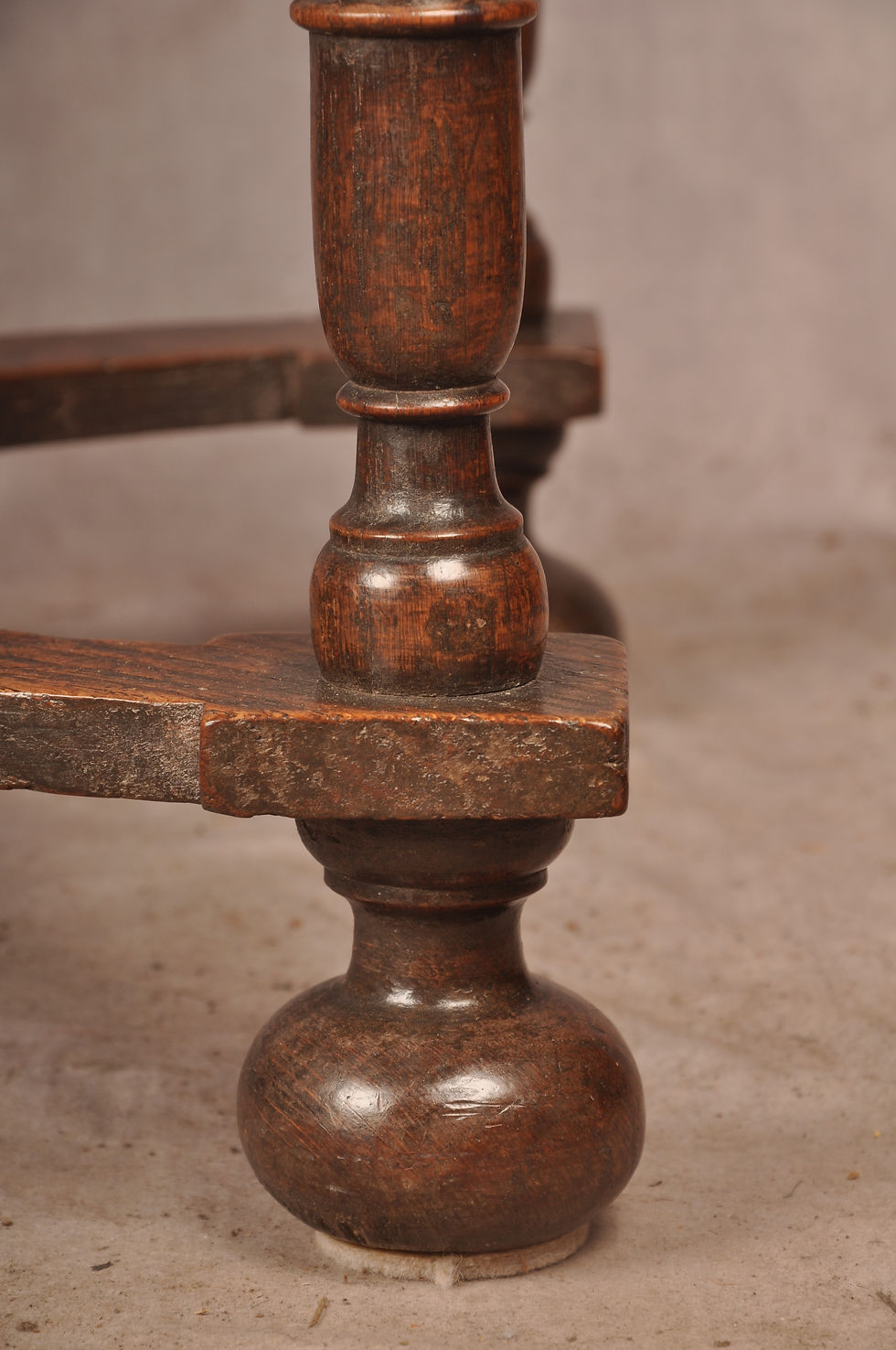 Thumbnail: Rare 17th Century Oak Side Table