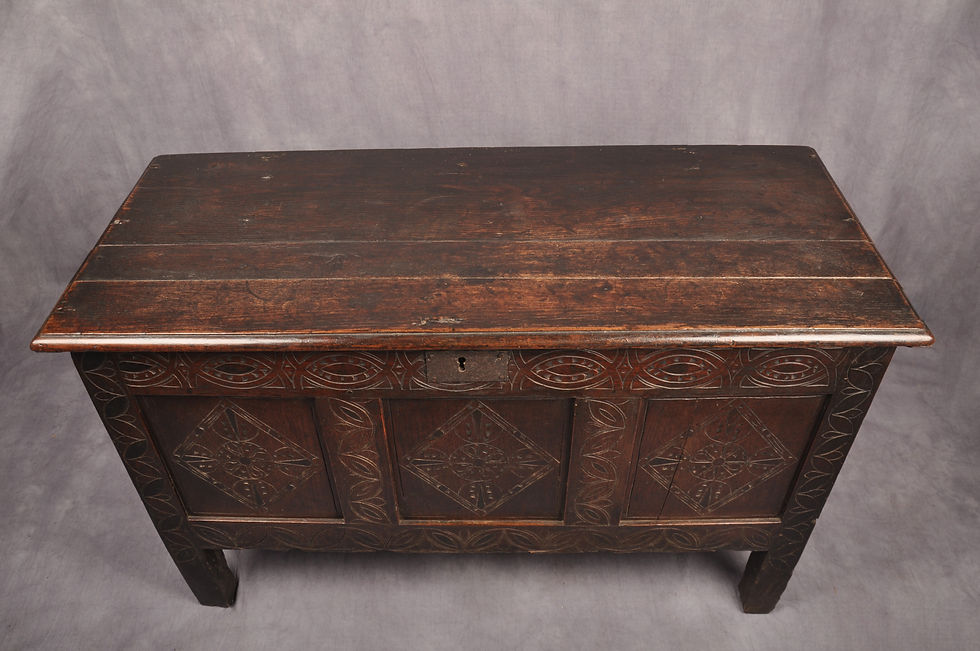 Thumbnail: 17th Century Dorset Coffer